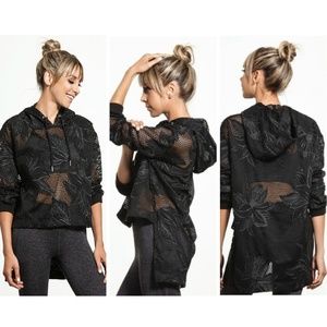 NEW Free People Spring Fling Mesh Hoodie